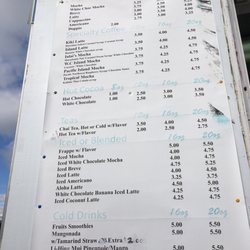 Kiki'S Island Espresso - Menu board
