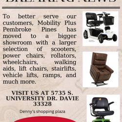 Mobility Plus Pembroke Pines - New location!