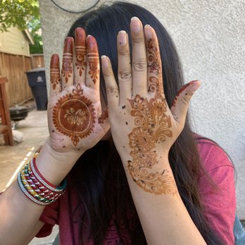 Pooja's Henna Passion - The next morning - Henna Artists Near Me