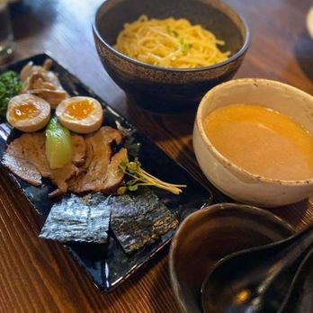 Yoshiya Kitchen - Dipping Ramen with Seafood Tonotsu sauce - Ramen Near Me - Las Vegas, Nevada
