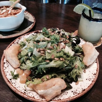 Nada - Beet and Goat Cheese Salad with light flaky goat cheese empanadas and amazing goat cheese queso sauce. - Mexican Near Me - Columbus, Ohio Nada - Beet and Goat Cheese Salad with light flaky goat cheese empanadas and amazing goat cheese queso sauce. - Mexican Near Me - Columbus, Ohio