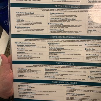 EJ's Luncheonette - Menu - Diners Near Me - New York, New York