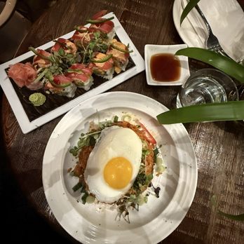 MONO+MONO - Kimchi fried rice and spicy tuna rolls - Korean Near Me - New York, New York MONO+MONO - Kimchi fried rice and spicy tuna rolls - Korean Near Me - New York, New York