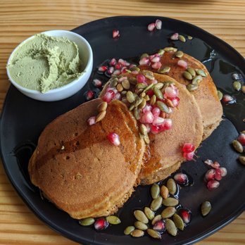 Marrow - Pumpkin pancakes - New American Near Me - Detroit, Michigan Marrow - Pumpkin pancakes - New American Near Me - Detroit, Michigan