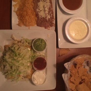 Mexico Lindo - Chicken enchiladas. With queso. It's the American way - Mexican Near Me - Smyrna, Georgia
