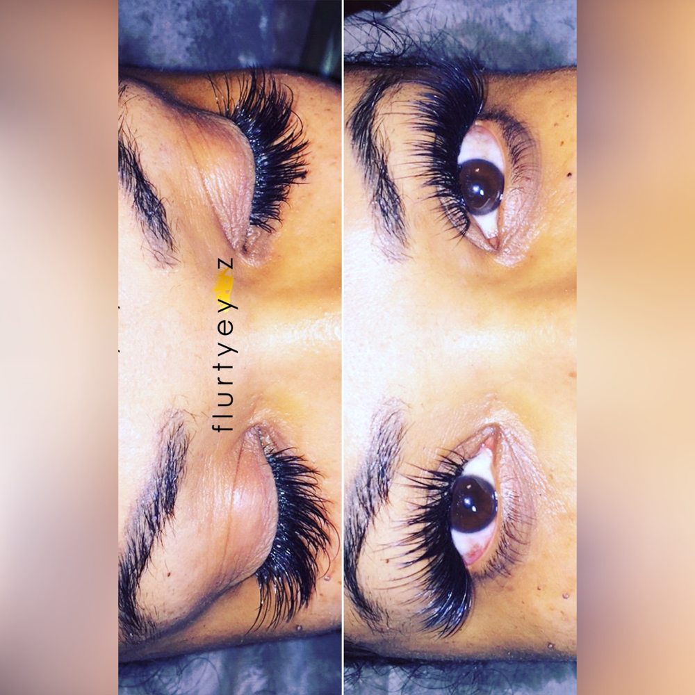 Flurtyeyez Eyelash Extensions Logo