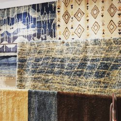 Mellah - Rugs on display
