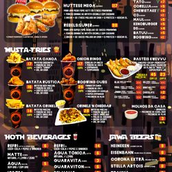 The Hutt Burger - Freguesia - Cardápio de loja Abril/2022 - Verso