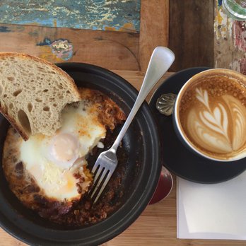 Dovetail on Overend - The best baked eggs I've ever ever had!! Coffee is beautiful and smooth and the service is always delightful. - Restaurants Near Me - Norman Park, QLD