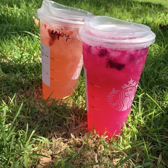 Starbucks - Strawberry açaí and mango dragonfruit refreshers - Coffee & Tea Near Me - Ventura, California Starbucks - Strawberry açaí and mango dragonfruit refreshers - Coffee & Tea Near Me - Ventura, California