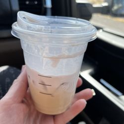 Starbucks - Iced chai with lavender foam.  Not a great photo because I just couldn't wait ;-) It was that delish!