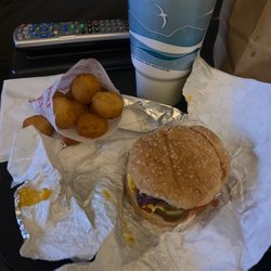 Burger 81 - Double bacon cheeseburger with CHEESE TATER!!! Mmmmmm so good.