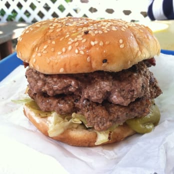 The Frosty - Double pitt burger with ortegas and bacon - New American Near Me - Fall River Mills, California The Frosty - Double pitt burger with ortegas and bacon - New American Near Me - Fall River Mills, California