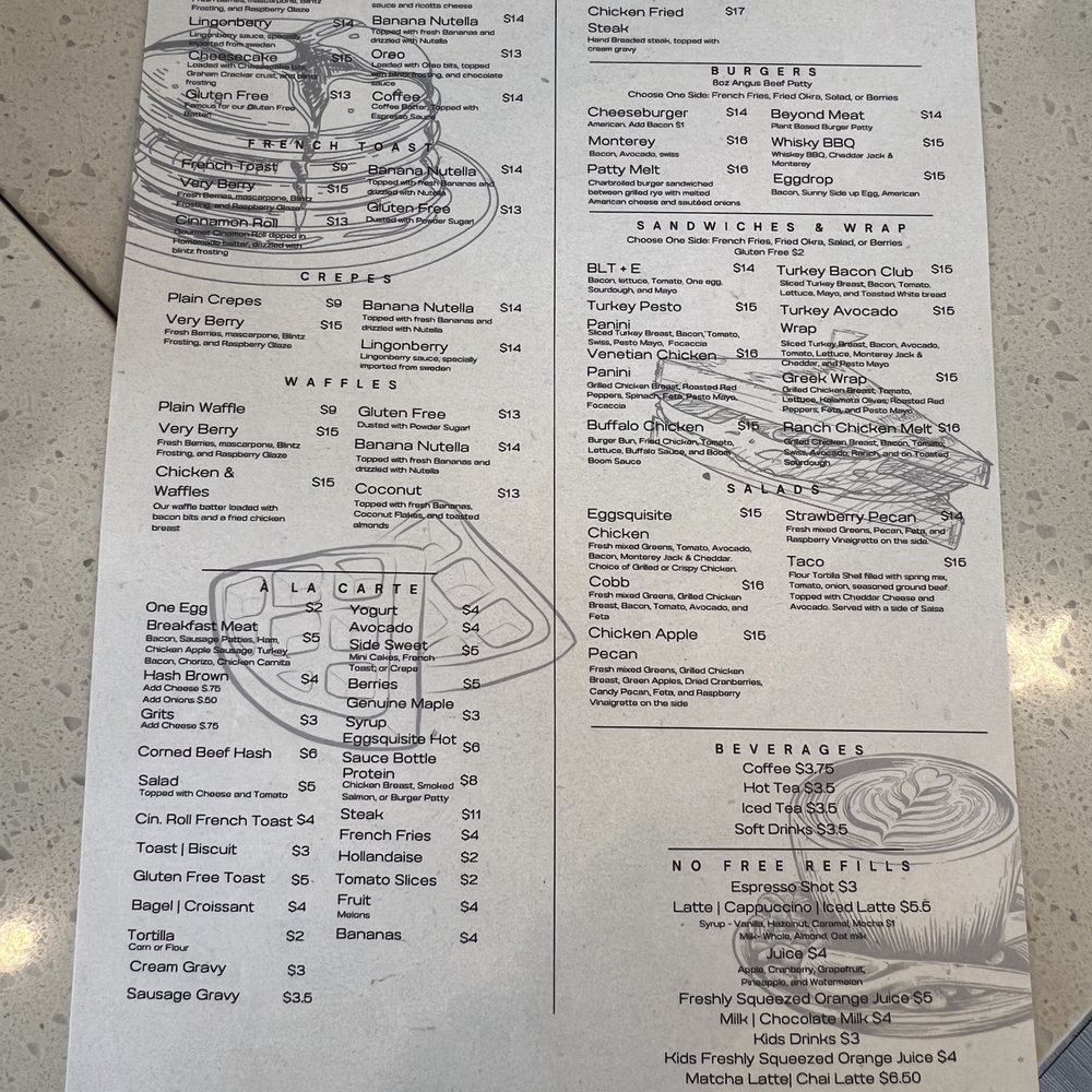 Eggsquisite Cafe - Menu - Breakfast & Brunch Near Me - Frisco, Texas