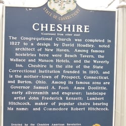 Cheshire Historical Marker