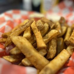 Purple Parrot Grill - French fries were good (they are potatoey). I think I'd like a little more crisp to them, but personal preference.