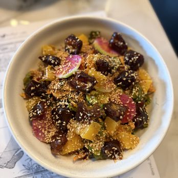 Eyval - Citrus Date & Cabbage Salad (~$19) - Persian/Iranian Near Me - Brooklyn, New York Eyval - Citrus Date & Cabbage Salad (~$19) - Persian/Iranian Near Me - Brooklyn, New York