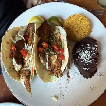 Santa Fe Cafe - Blackened Redfish tacos delicious - Mexican Near Me - Hilton Head Island, South Carolina Santa Fe Cafe - Blackened Redfish tacos delicious - Mexican Near Me - Hilton Head Island, South Carolina