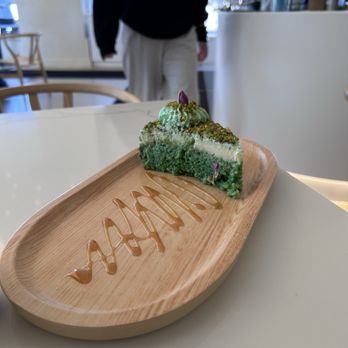 Qahwati Cafe - Caramel Pistachio Cake - Coffee & Tea Near Me - Ferndale, Michigan Qahwati Cafe - Caramel Pistachio Cake - Coffee & Tea Near Me - Ferndale, Michigan