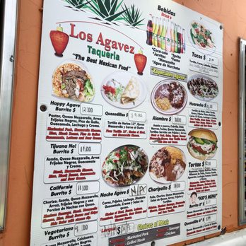 Los Agavez Taqueria - Menu - Mexican Near Me - Columbus, Ohio