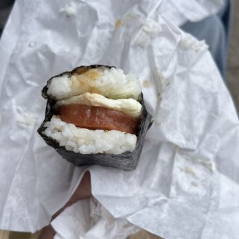 Avenues San Francisco - Spam musubi with over easy egg - Coffee & Tea Near Me - San Francisco, California Avenues San Francisco - Spam musubi with over easy egg - Coffee & Tea Near Me - San Francisco, California