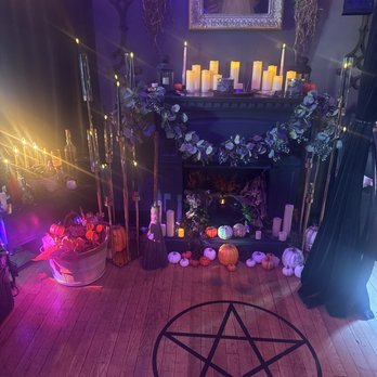 Witch House Tattoo - Fireplace area - Tattoo Near Me - Ferndale, Michigan Witch House Tattoo - Fireplace area - Tattoo Near Me - Ferndale, Michigan