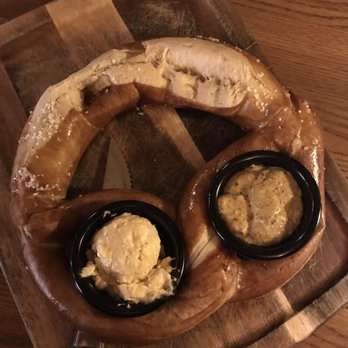 Wild Bear Tavern - The pretzel. It comes with a nice mustard and cheese. - Breakfast & Brunch Near Me - Pigeon Forge, Tennessee