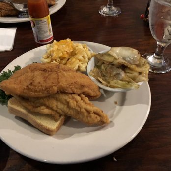 Southern Kitchen - Fried catfish w/ fried cabbage and macaroni - Southern Near Me - Richmond, Virginia Southern Kitchen - Fried catfish w/ fried cabbage and macaroni - Southern Near Me - Richmond, Virginia