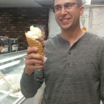 Kelly's Cone Connection - Waffle cone with coconut and the good stuff - Ice Cream & Frozen Yogurt Near Me - Hamden, Connecticut