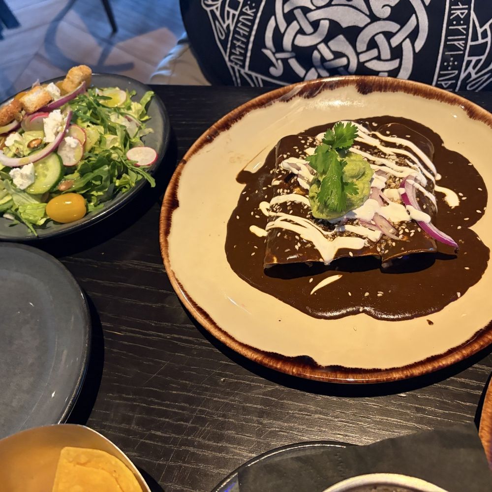 La Popular - Mole Enchilada Plate - Cocktail Bars Near Me - Claremont, California