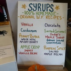 Homemade syrups