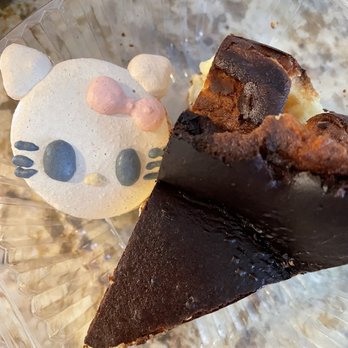 Guiltea Cravings - The macaron was good. The cheesecake was ok. - Coffee & Tea Near Me - San Diego, California