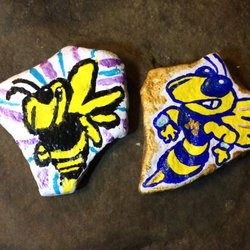 Moorefield High School - My daughter and I painted the mascots of my former high school