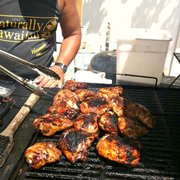 Photo of The Huli Huli Chicken Shack - Lahaina, HI, United States. Huli Huli Chicken on the grill...