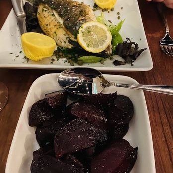 Jules@Market - A side of Roasted beets and the whole Bronzino - New American Near Me - Bristol, Pennsylvania