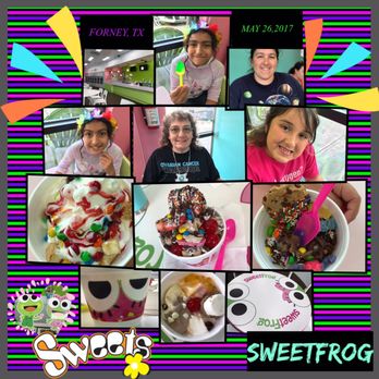 sweetFrog Premium Frozen Yogurt - a collage of photos - Ice Cream & Frozen Yogurt Near Me - Forney, Texas sweetFrog Premium Frozen Yogurt - a collage of photos - Ice Cream & Frozen Yogurt Near Me - Forney, Texas