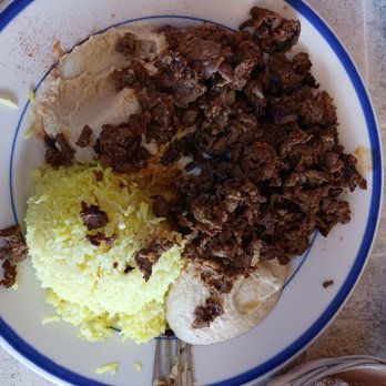 Ali Baba's Cafe - Lamb plate with rice and hummus - Mediterranean Near Me - Simi Valley, California Ali Baba's Cafe - Lamb plate with rice and hummus - Mediterranean Near Me - Simi Valley, California