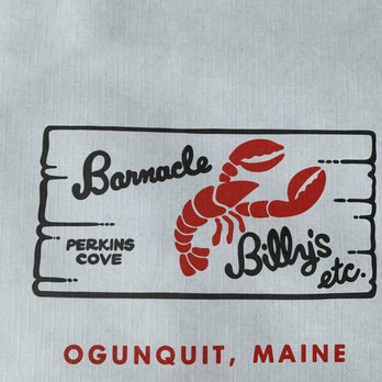 Barnacle Billy's - Placemat - Seafood Near Me - Ogunquit, Maine