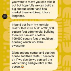 Crown Auctions - Klia telling me she's adding me to the irrevocable trust of the life estate I just bought from her