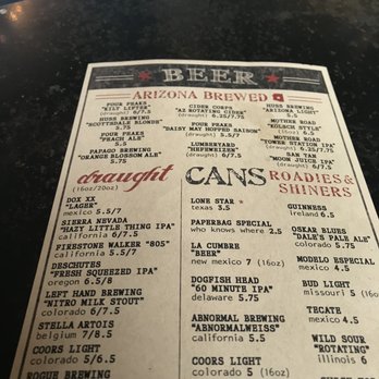 Culinary Dropout - Dranks - New American Near Me - Tempe, Arizona
