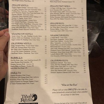 Tidal Raves - Wine - New American Near Me - Depoe Bay, Oregon