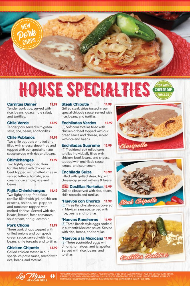 Las Mesas Mexican  Grill
