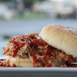The Square Cafe and Bakery - Pulled Chicken Sandwich