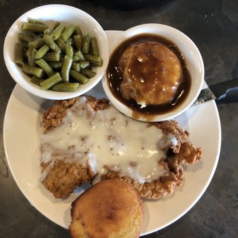 T-Town Cafe - Country fried steak w mashed potatoes and green beans - Cafes Near Me - Tuscaloosa, Alabama T-Town Cafe - Country fried steak w mashed potatoes and green beans - Cafes Near Me - Tuscaloosa, Alabama