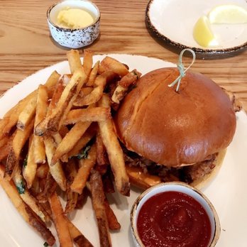 Small Batch - Fried Chicken Sandwich- not the best for the price. It's $17 for a chick fil a meal. - New American Near Me - Garden City, New York