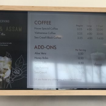 7 Leaves Cafe - Menu on the wall 1 - Coffee & Tea Near Me - Irvine, California 7 Leaves Cafe - Menu on the wall 1 - Coffee & Tea Near Me - Irvine, California