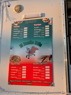 Menu photo 2 El Burrito Feliz Seattle, WA
