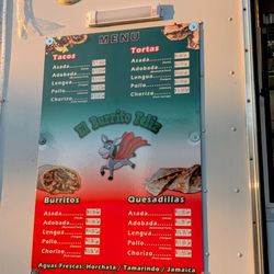 El Burrito Feliz - Menu (with prices) for tacos, tortas, burritos, quesadillas