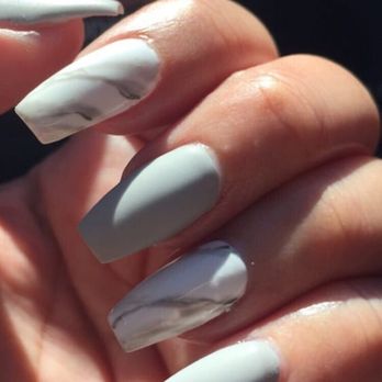 Aura Nail Place - This was the inspo for the nail design. - Waxing Near Me - Orange, California