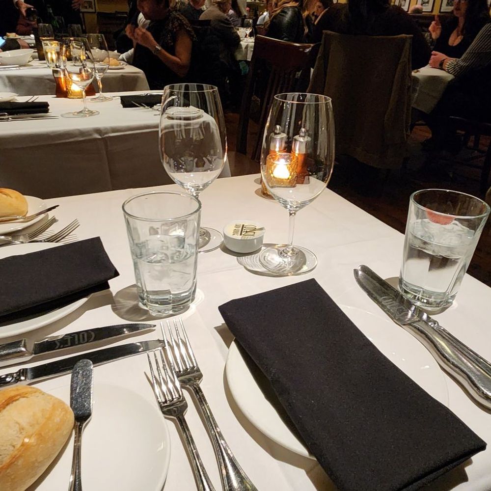 Cole's Chop House - warm bread :) I think the best table in the restaurant :) spacious and roomy for 2. - Steakhouses Near Me - Napa, California Cole's Chop House - warm bread :) I think the best table in the restaurant :) spacious and roomy for 2. - Steakhouses Near Me - Napa, California